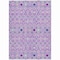 Homeroots 9' X 12' Lavender Ivory And Blue Geometric Washable Indoor Outdoor Area Rug 612200 - alternate 4