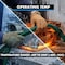 Kable Kontrol Convoluted Split Wire Loom Tubing - 3/8" Inside Diameter - 10' Length - Green WL902-10-GREEN - alternate 2