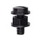Auveco Black Nylon License Plate Screw And Nut 1/4in-20 x 5/8, 25PK 18484 - alternate 1
