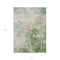 Homeroots 5' X 8' Artichoke Green And Ivory Abstract Washable Indoor Outdoor Area Rug 605501 - alternate 2