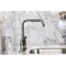 Kingston Brass Bridge Kitchen Faucet with Brass Sprayer, Polished Nickel KS8286DKLBS - alternate 3