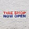 Signmission Tire Shop Now Open, 48 Inch x 120 Inch, Vinyl Banner B-120-30893 - alternate 2