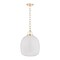 Hudson Valley Lighting Enosburg 1 Light Pendant in Aged Brass Finish 2016-AGB - alternate 1