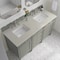 James Martin Vanities Brittany 60" Double Vanity, Urban Gray, w/ 3 CM Siberian Silestone Top 650-V60D-UGR-3SFR - alternate 4