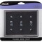 Amerelle 3-Gang Stamped Steel Toggle Switch Wall Plate Aged Bronze 163TTTDB - alternate 1