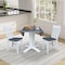 Whitewood Industries Extension Dining Tables, 45 in L, 38 in H, Parawood, 3 Piece K05-42DPT-23-C61-2 - alternate 3