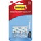 Command Wire Hook, 0.5 lb, 3-Hook, Metal/Plastic, Clear, 3PK 17067CLR - alternate 4