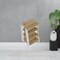 Homeroots 17" Natural And White Wood Freestanding Bathroom Vanity 543577 - alternate 2