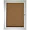 Ghent Enclosed Cork Bulletin Board 36" x 24", 1 Door PA13624K - alternate 1