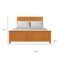 Homeroots Three Piece Brown Solid Wood Bedroom Set 523713 - alternate 3