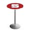 Holland Bar Stool Co 36" Stainless Steel North Carolina State Pub Table, 36" dia. Top L214S3636NCarSt - alternate 1