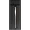 Vdomdoors Aluminum Door with Hidden Handle Hiddex 0155 Ardesia Nero Entry Steel Metal Modern Painted W36xH80+ HIDDEX0155EXD-BLK-W36xH80+14-RH-I - alternate 1