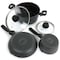 Oster Kingsway 5 Piece Aluminum Nonstick Cookware Set in Black 127745.05 - alternate 3