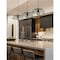 Z-Lite Valencia Matte Black 3 Light Linear Chandelier 623P16-3L-MB - alternate 3