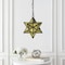 Jonathan Y Stella 12" Moravian Star Metal/Clear Glass LED Pendant, Oil Rubbed Bronze/Yellow Mercury Glass JYL9072D - alternate 2