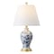 Jonathan Y Grace 24" French Country Cottage Ceramic/Iron Floral Urn LED Table Lamp, Blue/White JYL3009B - alternate 1