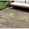 Homeroots 9' X 12' Brown And Beige Abstract Washable Indoor Outdoor Area Rug 609212 - alternate 1