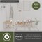 Vaxcel Annabelle 8-Light Farmhouse Candle-Style Chandelier, Muted Brass, 42-In. Wide H0323 - alternate 3