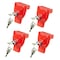 Mytee Products Heavy Duty Aluminum Air Brake Glad Hand Lock For Tractor Trailer, 4PK MP-ABGHL-Mx4 - alternate 1