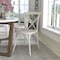 Flash Furniture Advantage White Resin X-Back Chair, PK2 RESXB-WHITE-2 - alternate 1