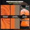 Ergodyne Hi-Vis Shirt, L, Orange, Long Sleeve 22304 - alternate 5