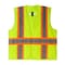 Pip ANSI Type R Class 2 Two-Tone Mesh Vest with "D" Ring Access 302-0600D-LY/2X - alternate 3