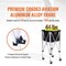 Vevor Tennis Ball Hopper Basket Teaching Tennis Ball Cart with Wheels 180 Balls XLDD-BC180 - alternate 2