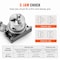 Vevor Rotary Table for Milling Machines 4'' Horizontal Vertical with 3-Jaw Chuck HV-4-KP - alternate 2