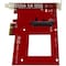 Startech.Com Adapter, U.2 to PCIe - 2.5 U.2 NVMe SSD PEX4SFF8639 - alternate 1