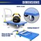 Healsmart 1320 lb Foldable Push Cart Dolly, Heavy Duty Collapsible Hand Truck and Flatbed Wagon HITRUK26X44BLU1320 - alternate 3