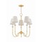 Hudson Valley Lighting Amina 26.5 in. Chandelier Aged Brass 6927-AGB - alternate 2