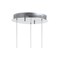 Jonathan Y Alain 12.5" 3-Light Adjustable Cascading Metal Integrated Cluster LED Pendant, Chrome JYL7036A - alternate 6
