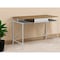 Homeroots 43" Natural and White Writing Desk 543757 - alternate 2