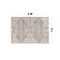 World Rug Gallery Bohemian Stripes Washable Non Slip Area Rug 2 ft x 3 ft Beige WR73BEIGE2X3 - alternate 3