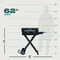 Char-Broil 22'' Performance Series Folding Cart 2 Burner Portable Propane Gas Griddle 463711223 - alternate 4