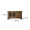 Homeroots 60" Brown Solid and Manufactured Wood Distressed Buffet Table 527086 - alternate 2