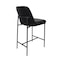 Manhattan Comfort Loft Metal Vegan Leather Counter Stool in Black - Set of 2 CS1534-2 - alternate 4