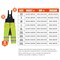 Ergodyne 3XL Lime Class E Insulated Hi-Vis Freezer Bib Overalls 6479 - alternate 3