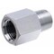 Gates Male Pipe NPTF to Female Pipe NPTF Increasing Bushing - Long SAE to SAE G60132-1212 - alternate 2
