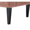 Homeroots 45in Blush And Brown Upholstered Velvet Bench 490857 - alternate 4