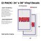 Signmission Pawn, Vinyl Decals Only 24 Inch x 36 Inch, Vinyl Decal, 2PK DSB-2436-2PACK-Pawn - alternate 2