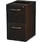 Mayline Pedestal F/F, Aberdeen, 20"D, Mocha AFF20LDC - alternate 1
