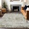 Homeroots 10' X 14' Taupe Light Yellow And Ivory Abstract Washable Indoor Outdoor Area Rug 604564 - alternate 2