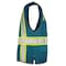 Dome75 Hi-Vis Safety Vest SM/MD Class Non-ANSI/Enhanced Visibility , Zipper 6 Pockets, 2 Mic Tab DV2183 - alternate 2