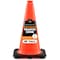Xpose Safety Traffic Safety Cone, 18 in, PVC Plastic, No Collar, DOT Approved, Orange OTC18-1-X - alternate 1