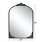 Homeroots 38" Black Arch Metal Framed Standing Mirror 565103 - alternate 2