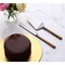 Homeroots Hammered Gold Stainless Steel Two Piece Hand Forged Cake Server 576811 - alternate 2