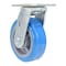 Vestil Polyurethane Swivel Caster 6 In. Diameter x 2 In. Width 903 Lb. Capacity Light Blue/Gray CST-KB-6X2PUP-S - alternate 2