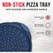 Bakken- Swiss BAKKEN Pizza Pan, Round Perforated, Nonstick Marble Coating, Dishwasher Safe, Blue, 2PK BAKPIZSHRB86 - alternate 2