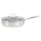 Oster Modessa 4.5 Quart Nonstick Triply Stainless Steel Saute Pan with Honeycomb Design in Silver 143060.02 - alternate 2